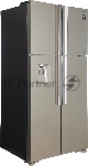 Холодильник Hitachi R-W660PUC7X GC шампань стекло двухкамерный 396/144л морозилка сверху, No Frost, Side by Side, вид 39