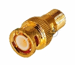 Переход гнездо F - штекер BNC GOLD Rexant