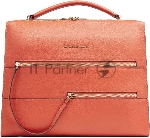 Деловая сумка женская Piquadro Patricia CA4098W140/AR с отделением для ноутбука 14" коралловая натур.кожа