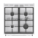 Плита комбинированная Gorenje GK6A40WFFM белый, конфорок 4 шт, духовка 71 л, 60 см x 85 см x 60 см, вид 3