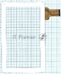 Сенсорное стекло (тачскрин) XC-PG1010-005FPC (257x159мм), белое
