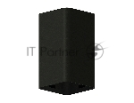 Корпус светильника C7821 SBK черный песок 70*70*H125mm MR16 GU5.3