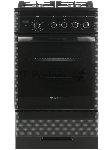 Плита газовая Gefest ПГ 5500-03 0044 черный, конфорок 4 шт, духовка 52 л, 50 см x 85 см x 58.5 см