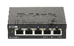 Коммутатор D-Link DGS-1100-05V2/A1A, 5×1 Гбит/с, настраиваемый