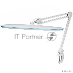 Лампа настольная бестеневая Rexant, струбцина, «Blue Stream», 117 SMD LED, диммер (4 уровня), белая