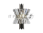 Настенный светильник Ambrella light LH41032/2 BK/CL черный/прозрачный E14*2 max 40W 310*180*460