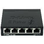 Коммутатор D-Link DGS-1005D, 5×1 Гбит/с, неуправляемый