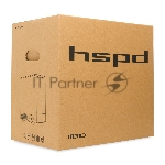 Компьютерный корпус HSPD M310, Mesh Mini-tower, белый, TG, 0.4 SPCC, 3x120мм ARGb mATX, mITX 180/280/160мм 1x2.5", 1x3.5", 4xPCI 2xUSB-A 3.0 452x277x418мм