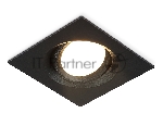 Светильник Ambrella light TN1144 BK черный IP44 GU5.3 95*95*38
