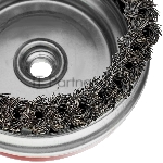 Щетка Matrix для УШМ Heavy Duty, 125 мм, М14, Чашка, крученая проволока 0,5 мм, вид 7