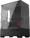 Корпус Bloody CC-125-BK, Mini-Tower, чёрный