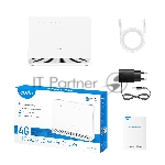 Маршрутизатор CUDY AC1200 Wi-Fi 4G LTE Cat.4 Router, AC1200 Wi-Fi, build-in 4G LTE modem, 4 10/100M RJ45 Ports, Nano SIM Slot, 300Mbps at 2.4GHz + 867Mbps at 5GHz, Internal antennas, PPTP/L2TP/OpenVPN/WireGuard VPN, DNS over Cloudflare/Google/Quad9, DDNS, SMS, Band locking, TR069/TR098/TR111/TR181, Cudy Mesh Support, LTE-FDD: B1/3/5/7/8/20/28; LTE-TDD: B38/40/41;WCDMA: B1/5/8/8