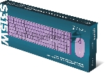 Комплект клавиатура+мышь AULA AC306 беспроводной, USB, 1600 DPI, сиреневый, вид 28