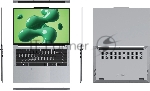 Ноутбук Digma Chronos Core 5 210H 16Gb SSD512Gb Intel Graphics 16" IPS WUXGA (1920x1200) Windows 11 Pro silver WiFi BT Cam 6500mAh (DN16P5-ADXW02), вид 13