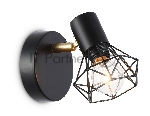 Светильник Ambrella light TR8655 BK/GD черный/золото E14 max 60W 170*100*140