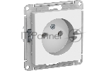 Механизм розетки 1-м СП AtlasDesign без заземл. 16А белый, SchE ATN000141