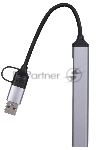 USB концентратор TypeC+adapter-->USB3.0+2USB2,0+SD+TF, VCOM