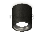 Светильник Ambrella Light XS7532021 SBK/PBK черный песок/черный полированный MR16 GU5.3 (C7532, N7011)