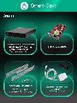Источник бесперебойного питания Systeme Electric Smart-Save Online SRV 10000 ВA, 10000 Вт, 230 В, 1:1, 2U+2U, конвертируемый форм-фактор, 16 шт. АКБ, 12В 9Ач, клеммы, размеры 440x600x174 мм