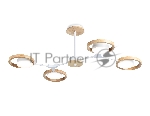Подвесной светодиодный светильник Ambrella light FL51609/4 WH/LW белый/светлое дерево 3000K/4200K/6400K 28W 825*530*285 (Без ПДУ)