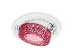 Комплект встраиваемого поворотного светильника Ambrella light XC7651062 SWH/PI белый песок/розовый MR16 GU5.3 (C7651, N7193)