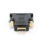 Адаптер (переходник) Gembird HDMI-DVI A-HDMI-DVI-1, 19M/19M, золотые разъемы, пакет