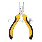 Мини-тонкогубцы Deli DL103204 160мм, двухкомпонентная рукоять