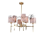 Люстра Ambrella light LH72381/6 BS/GR латунь/серый E14*6 max 40W D690*705