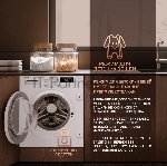 Стиральная машина встраиваемая Weissgauff WMI 6147 Inverter Steam белый, загрузка фронтальная 7 кг, 1400 об/мин, класс A+++, вид 14