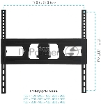Стойка для телевизора Kromax OMEGA-18 черный 16"-65" макс.40кг напольный мобильный, вид 4