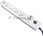 Сетевой фильтр Powercom SP-06W 1,8 м 1.8м (6 розеток) белый/серый (коробка)