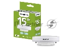 Лампа светодиодная GENERICA LL-T80-15-230-65-GX53-G T80 15Вт таблетка 6500К GX53 230В