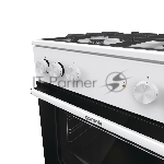 Плита комбинированная Gorenje GK6A40WFFM белый, конфорок 4 шт, духовка 71 л, 60 см x 85 см x 60 см, вид 9