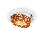 Комплект встраиваемого поворотного светильника Ambrella light XC7651064 SWH/CF белый песок/кофе MR16 GU5.3 (C7651, N7195)