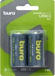 Батарея Buro Alkaline LR14 C 7500mAh (2шт) блистер, 1.5 В