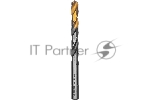 Сверло спиральное по металлу Denzel 11 x 142мм, Р6М5, Golden Tip, многогранная заточка
