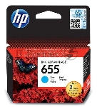 Картридж струйный HP 655 CZ110AE голубой для HP DJ IA 3525/4615/4625/5525/6525 (600 стр.)