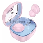 Наушники TWS Hoco EW111 Friendly розовый, внутриканальные, Bluetooth, до 4 ч