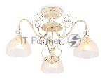 Светильник Ambrella light TR3055/3 BG/GD/FR бежевый/золото/белый матовый E27/3 max 40W D600*380