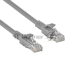 Патч-корд ExeGate UTP-RJ45-RJ45-5e-CU-2M-GY, UTP, cat.5e, 2м, медь, серый