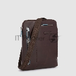 Сумка для ноутбука Piquadro CA1816B2/MO красный/коричневый натур.кожа