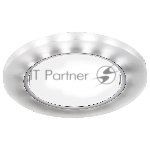 Встраиваемый точечный светильник G214 CH/WH хром/матовый GX53+3W(LED WHITE)