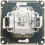 Механизм выключателя 1-кл. СП Glossa 10А IP20 10AX с подсветкой перламутр SchE GSL000613