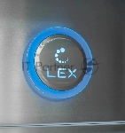 Холодильник LEX LCD505BmID синий/металл трехкамерный 321/144л морозилка снизу, No Frost, Side by Side, вид 4