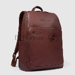 Рюкзак мужской Piquadro Black Square CA6501B3/CU, кожа, табачный