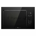 Микроволновая печь встраиваемая Kuppersberg HMF 627 B, High-Tech, 25 л, мощность 900 Вт (мощность гриля 1200 Вт), кварцевый гриль, 5 уровней мощности, 8 автоматических программ, размораживание, сенсорное управление, дисплей, черный