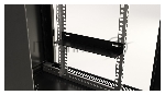 Шкаф настенный Hyperline TWB-0645-GP-RAL9004 19-дюймовый (19"), 6U, 367 x 600 х 450 мм, стеклянная дверь с перфорацией по бокам, ручка с замком, черный (RAL 9004) (разобранный), вид 6