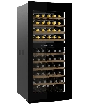Винный шкаф встраиваемый CASO WineDeluxe WD 60 чёрный, 172 л, 2 отсека, 60 бут., вид 2