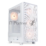 Компьютерный корпус  HSPD M510, Mesh Mid Tower, белый, TG, 0.5 SPCC, 4x120mm ARGB ATX, mATX, mITX 180/280/160mm 1x2.5", 1x3.5", 7xPCI 2xUSB-A 3.0 517x277x418mm