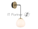 Настенный светильник Ambrella light LH51005 SGD/BK/FR золотой песок/черный/белый матовый G9 max 28W 130*200*400